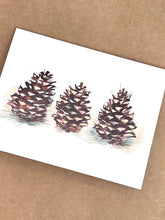 Load image into Gallery viewer, 3 Pinecones Card