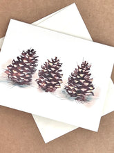 Load image into Gallery viewer, 3 Pinecones Card