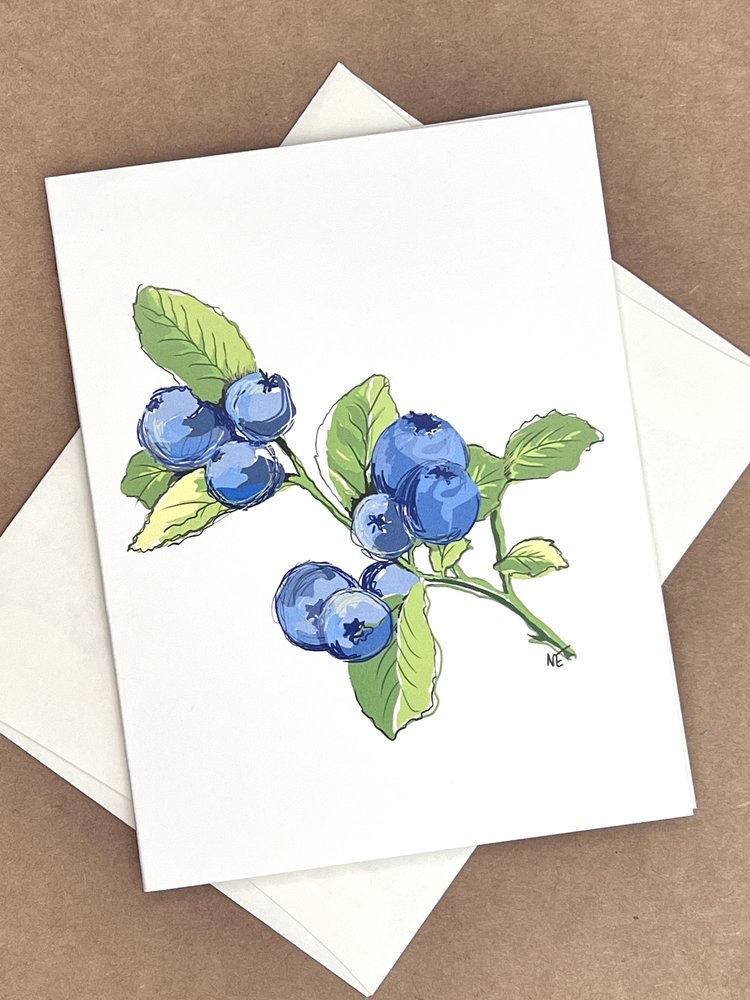 Blueberry Card