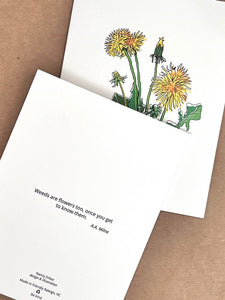 Dandelion Card