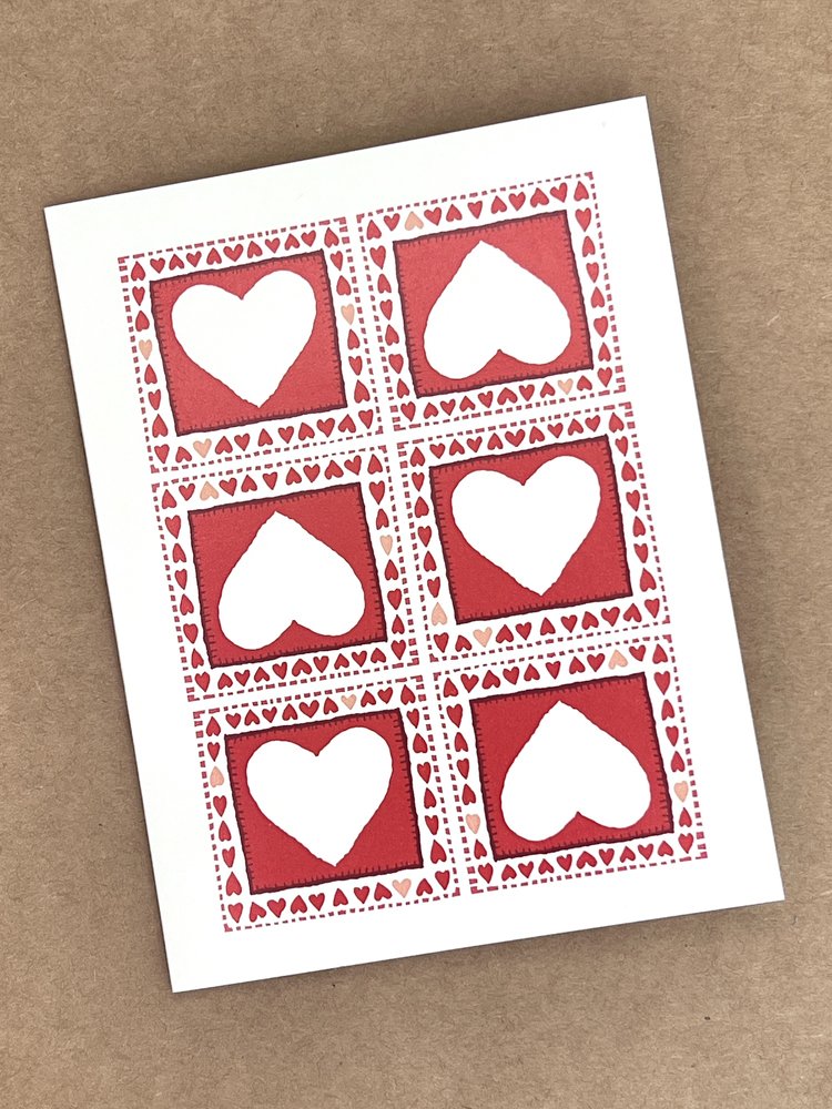 Heart TIles Card