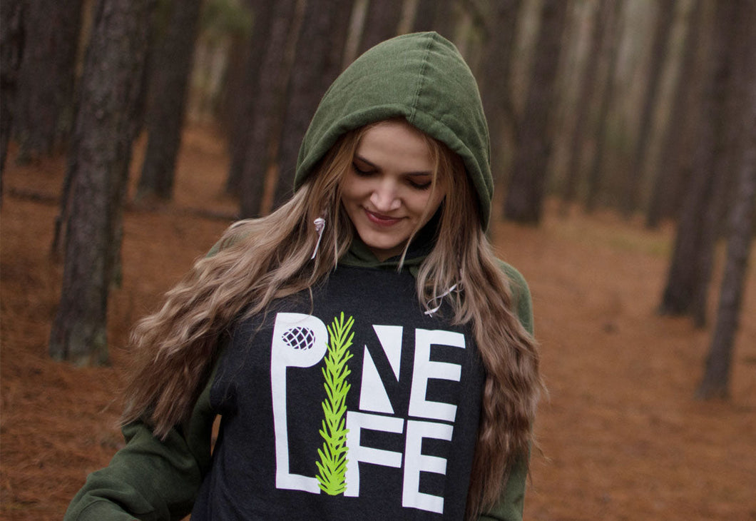 Raglan Pine Life Hoodie