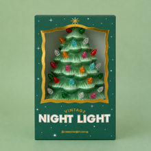 Load image into Gallery viewer, Vintage Tree Night Light | Green