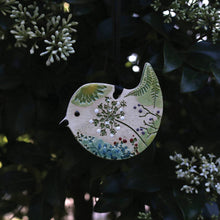 Load image into Gallery viewer, Pottery Bird Ornament