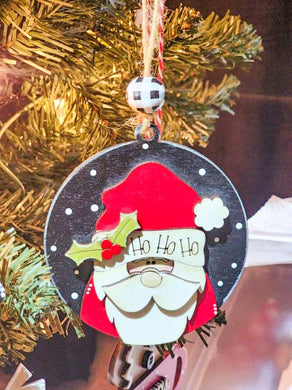 Santa Ho-Ho-Ho Ornament