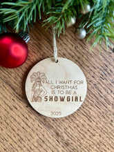 Load image into Gallery viewer, Showgirl Christmas Ornament