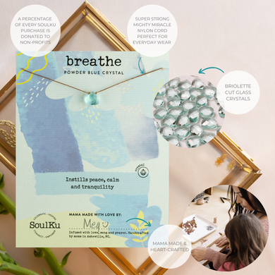 Breathe Mantra Necklakce