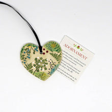 Load image into Gallery viewer, Pottery Heart Ornament