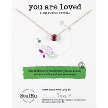 Load image into Gallery viewer, You are Loved Mantra Necklace