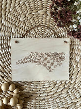 Load image into Gallery viewer, Floral NC Mini Sign
