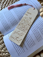 Load image into Gallery viewer, No Shelf Control Wood Bookmark