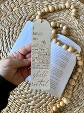 Load image into Gallery viewer, No Shelf Control Wood Bookmark