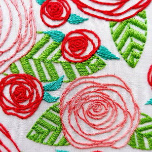 Coming Up Roses Embroidery Kit