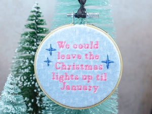 Taylor Christmas Lights Ornament