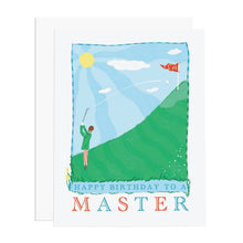 Load image into Gallery viewer, Master Golf Birthday Card