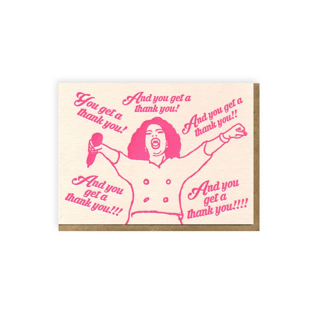 Oprah You Get a Thank You Card