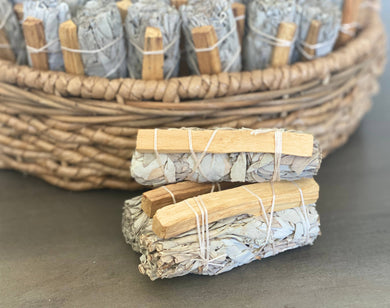 White Sage + Palo Santo Smudge Sticks