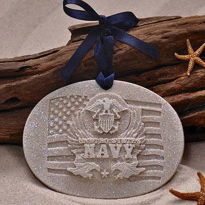 U.S. Navy Sand Ornament