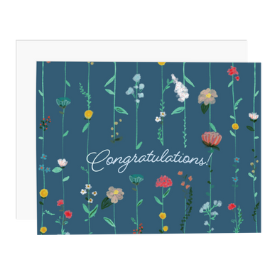 Congrats Flowers Card