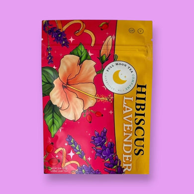 Hibiscus Lavender Loose Leaf Decaf Tea