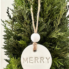 Load image into Gallery viewer, Merry Boho Clay Ornament