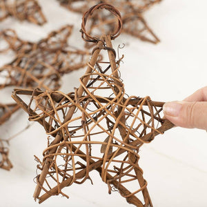 Natural Grapevine Star Ornament