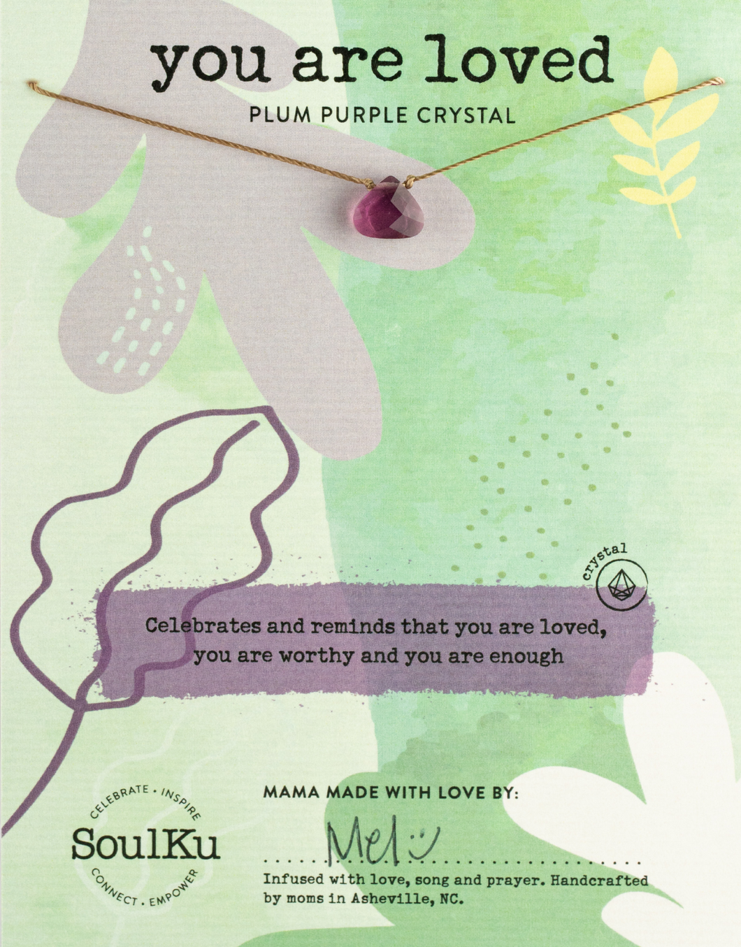 You Are Loved Mantra Necklacke
