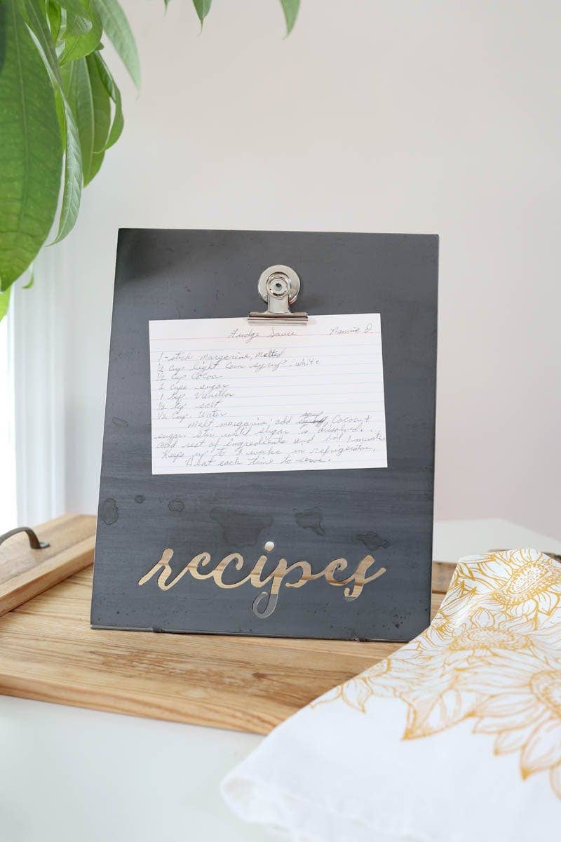 Metal Recipe Stand