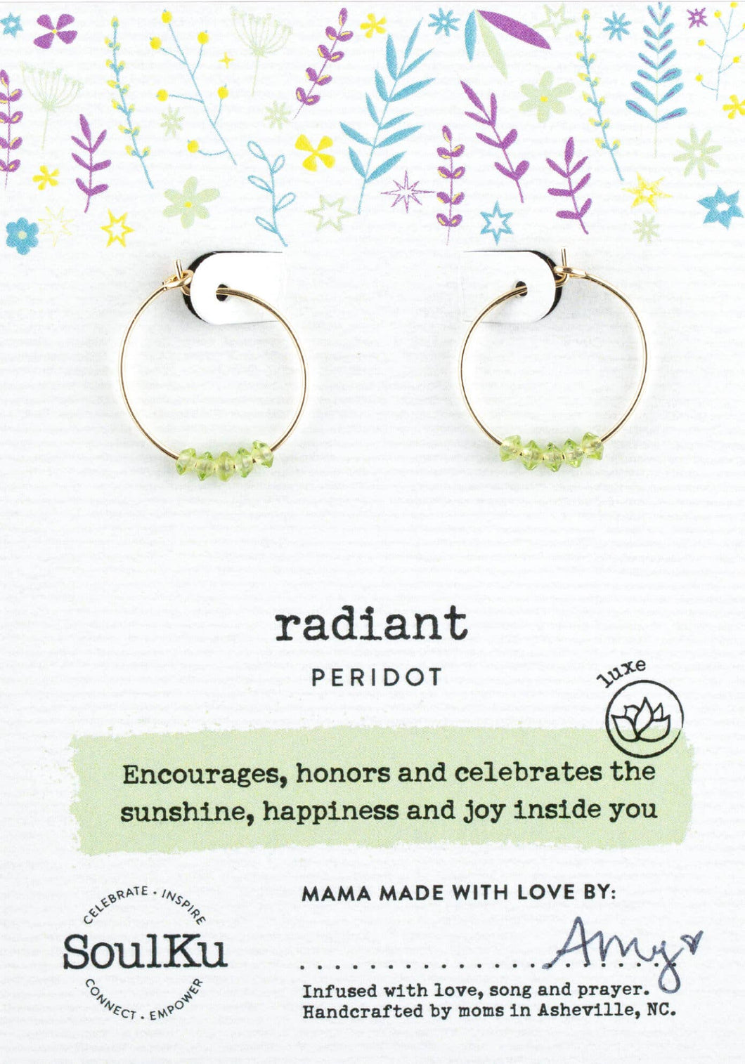 Radiant Mantra Earrings