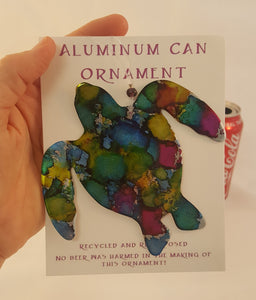 Turtle Can Ornament