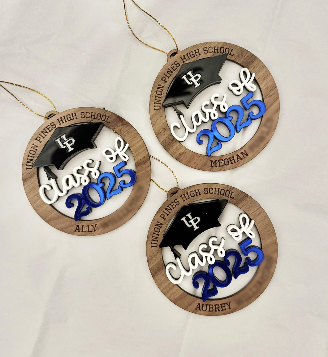 Union Pines Class of 2026 Ornament
