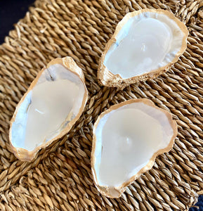 3-Piece Oyster Shell Candle Gift Set