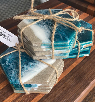 Resin Coasters - Set of 4