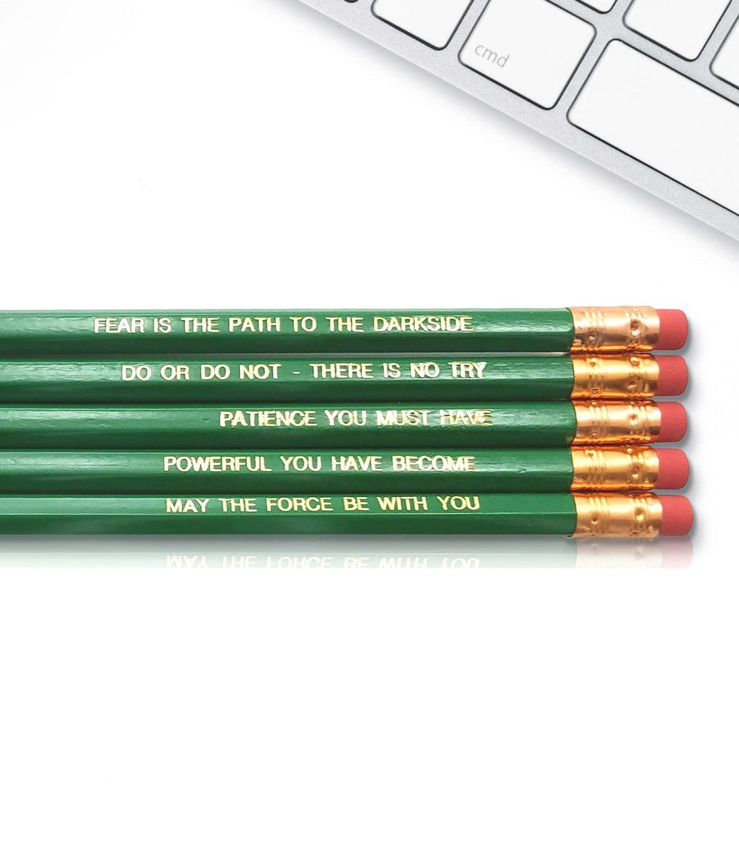 Yoda Quote Pencils