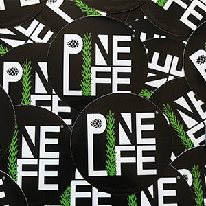 Round Pine Life Sticker