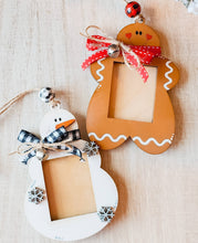 Load image into Gallery viewer, Gingerbread Photo Frame Ornament