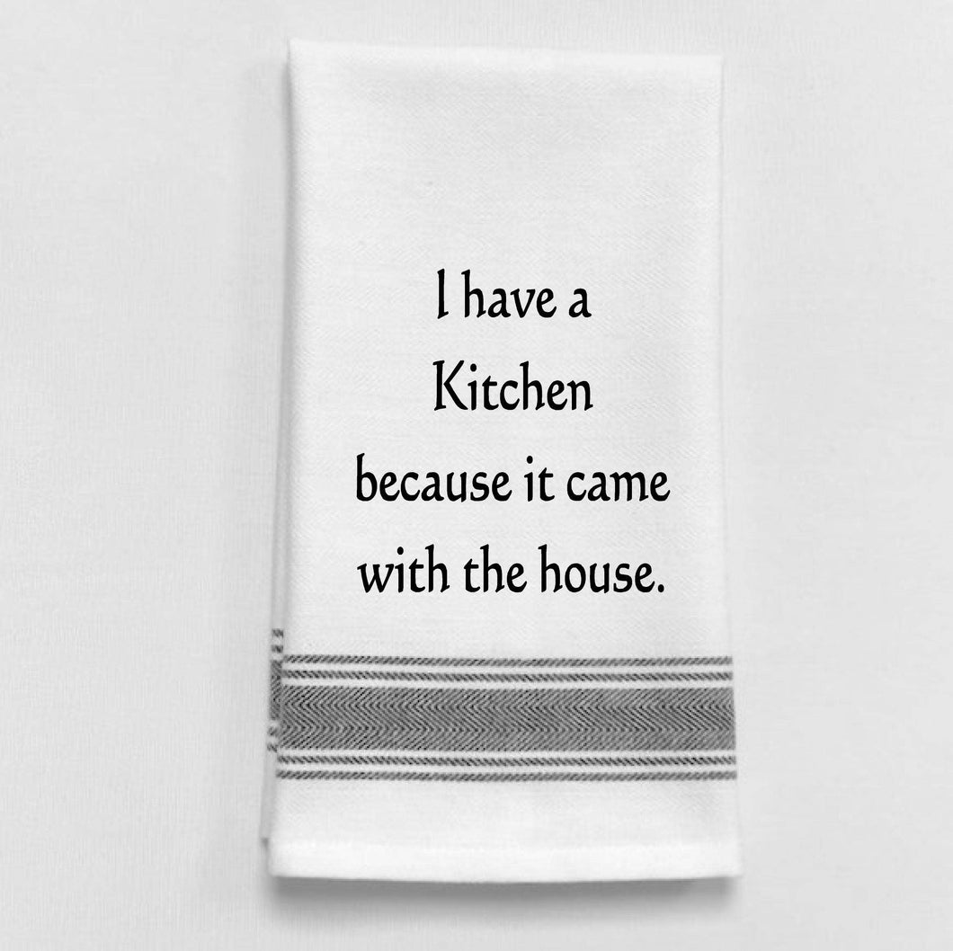 Kitchen Came with the House Tea Towel