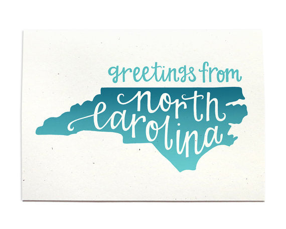 Greetings From NC Card
