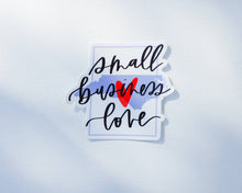 Load image into Gallery viewer, NC Small Business Love Sticker