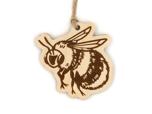 Load image into Gallery viewer, Bee Wood Ornament