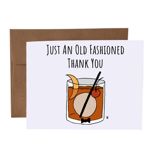 Old Fashioned Thank You Card