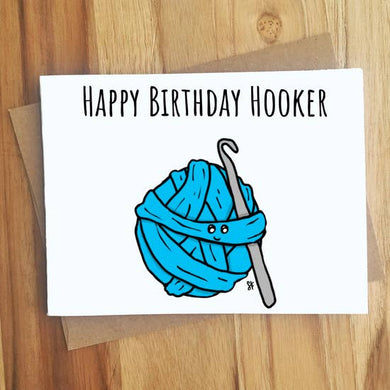 HBD Hooker Card