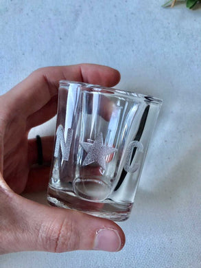 Engraved NC Shot Glass