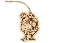 Load image into Gallery viewer, Chicken Wood Ornament