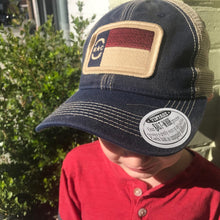 Load image into Gallery viewer, KIDS NC Flag Patch Hat