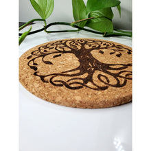 Load image into Gallery viewer, Tree of Life Cork Trivet
