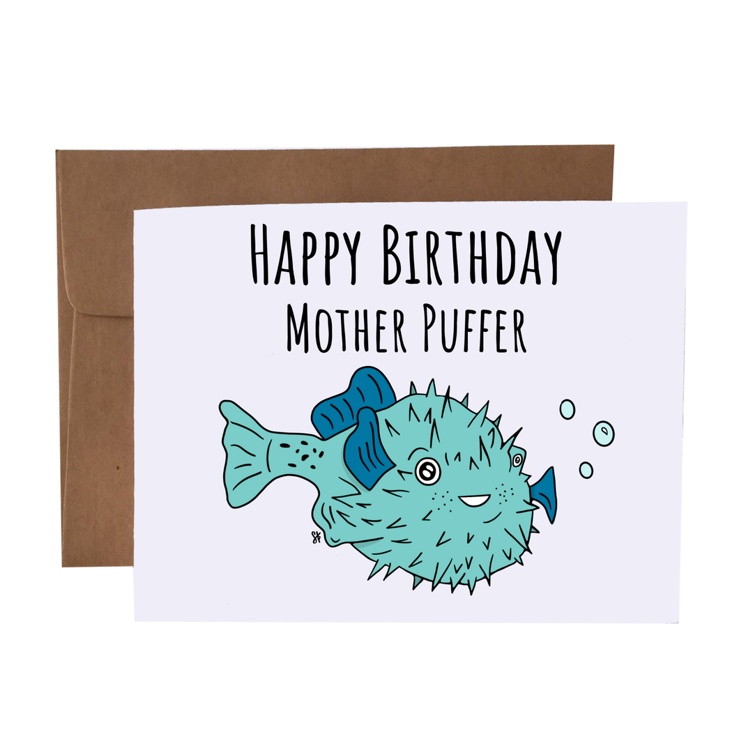 HBD Mother Puffer Card