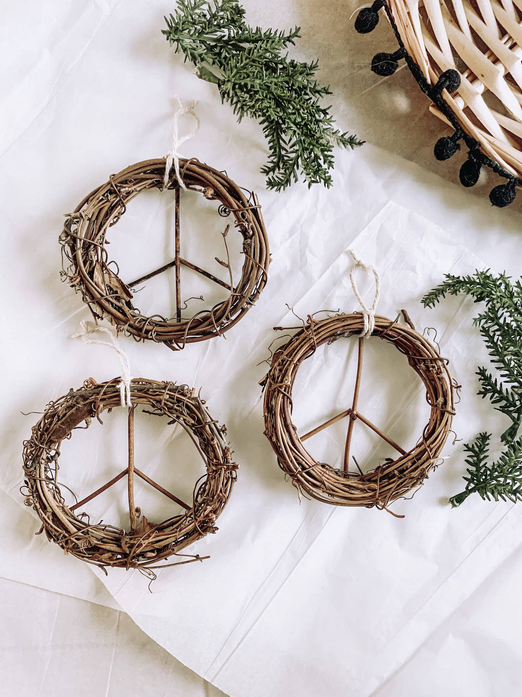 Peace Sign Ornament