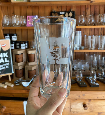 NC Tree Pint Glass