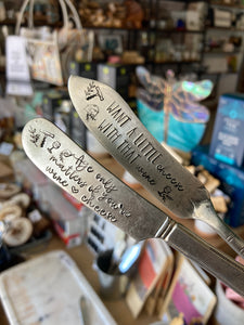 Age Only Matters Stamped Knife